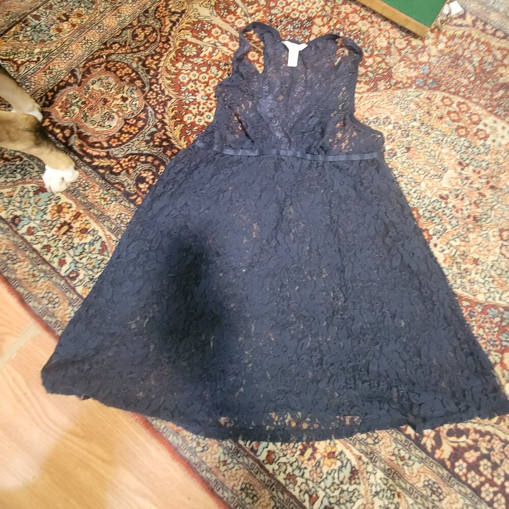 Cacique Navy Lace Chemise